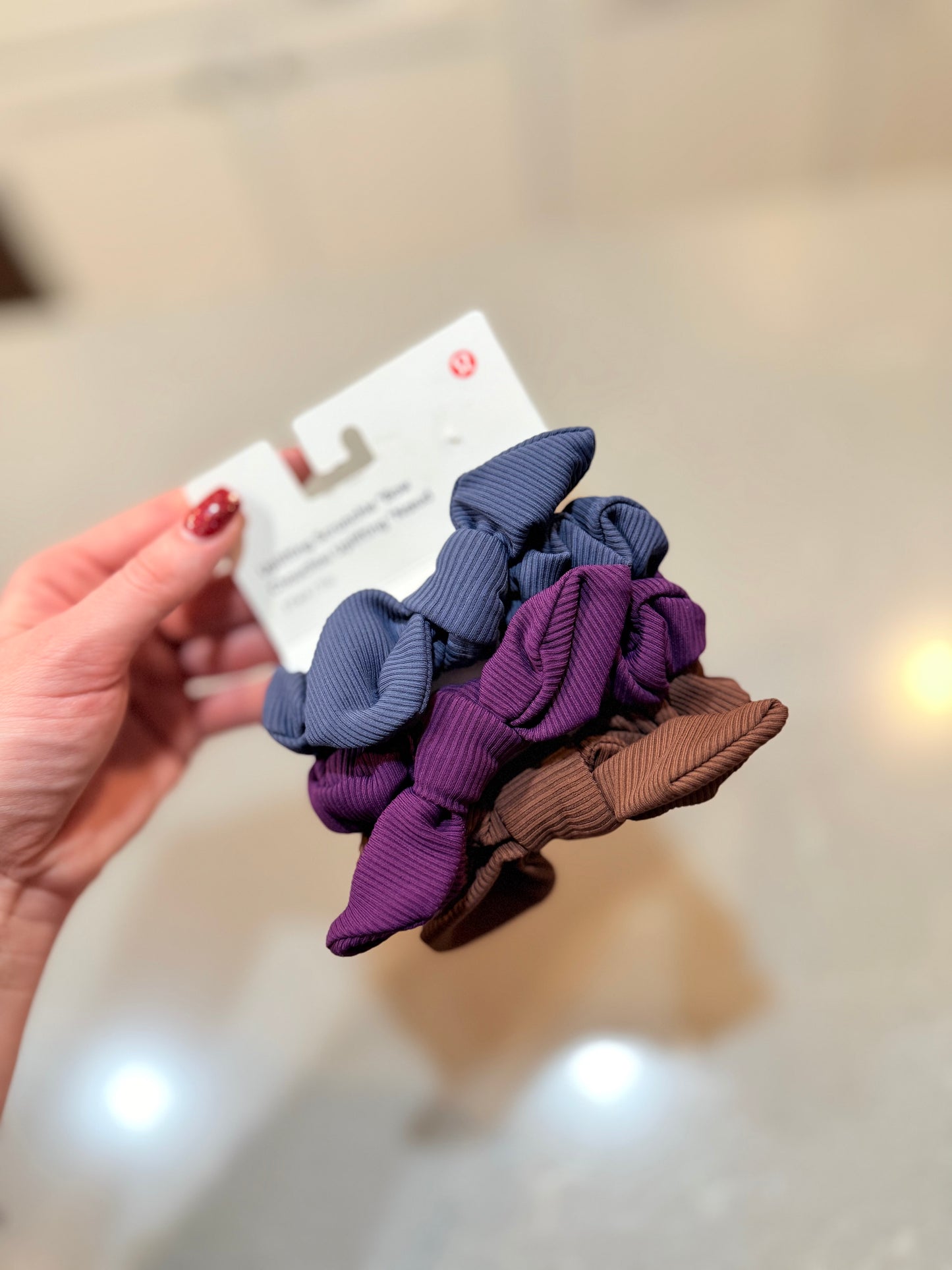 Uplifting scrunchies bow 3 pack