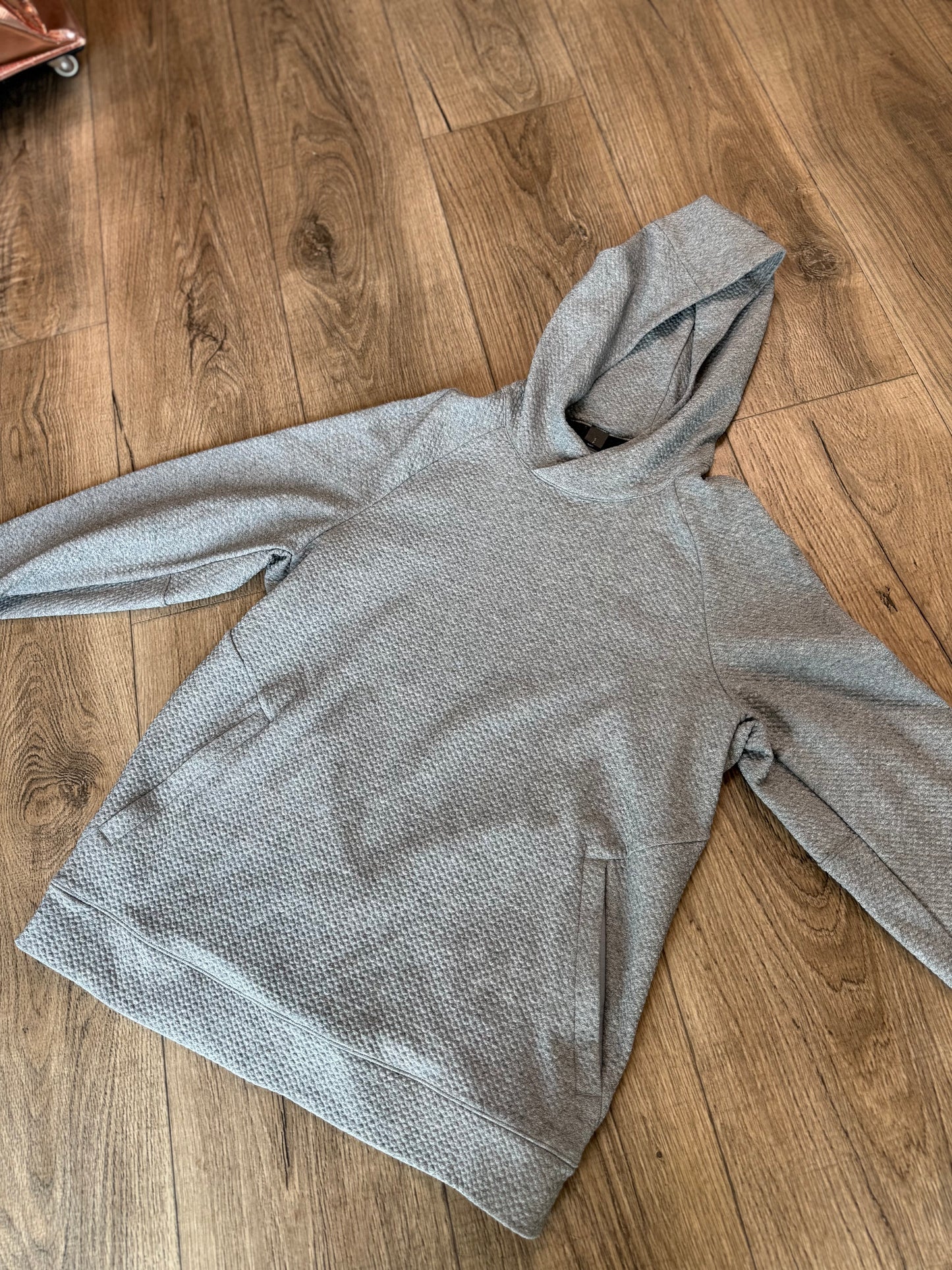 Textured Double Knit Cotton Hoodie *Size S