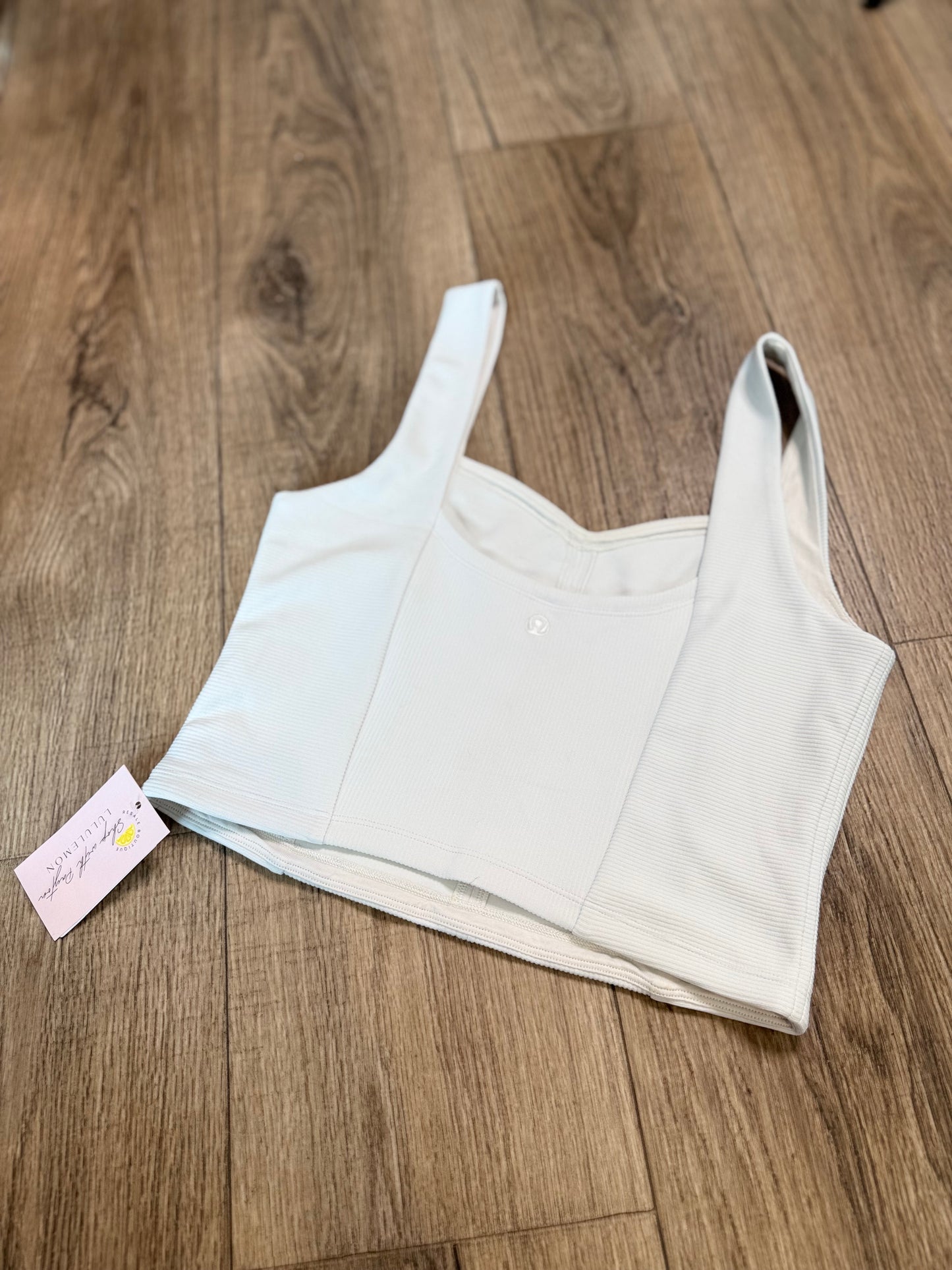 Ribbed Softstreme Sweetheart Tank *Size M & L