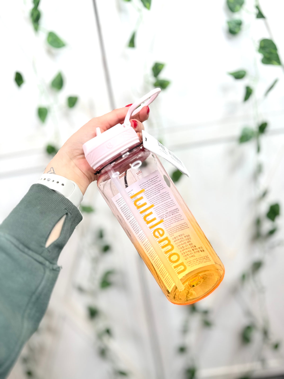 Back to Life Clear Bottle 32oz *Straw Lid