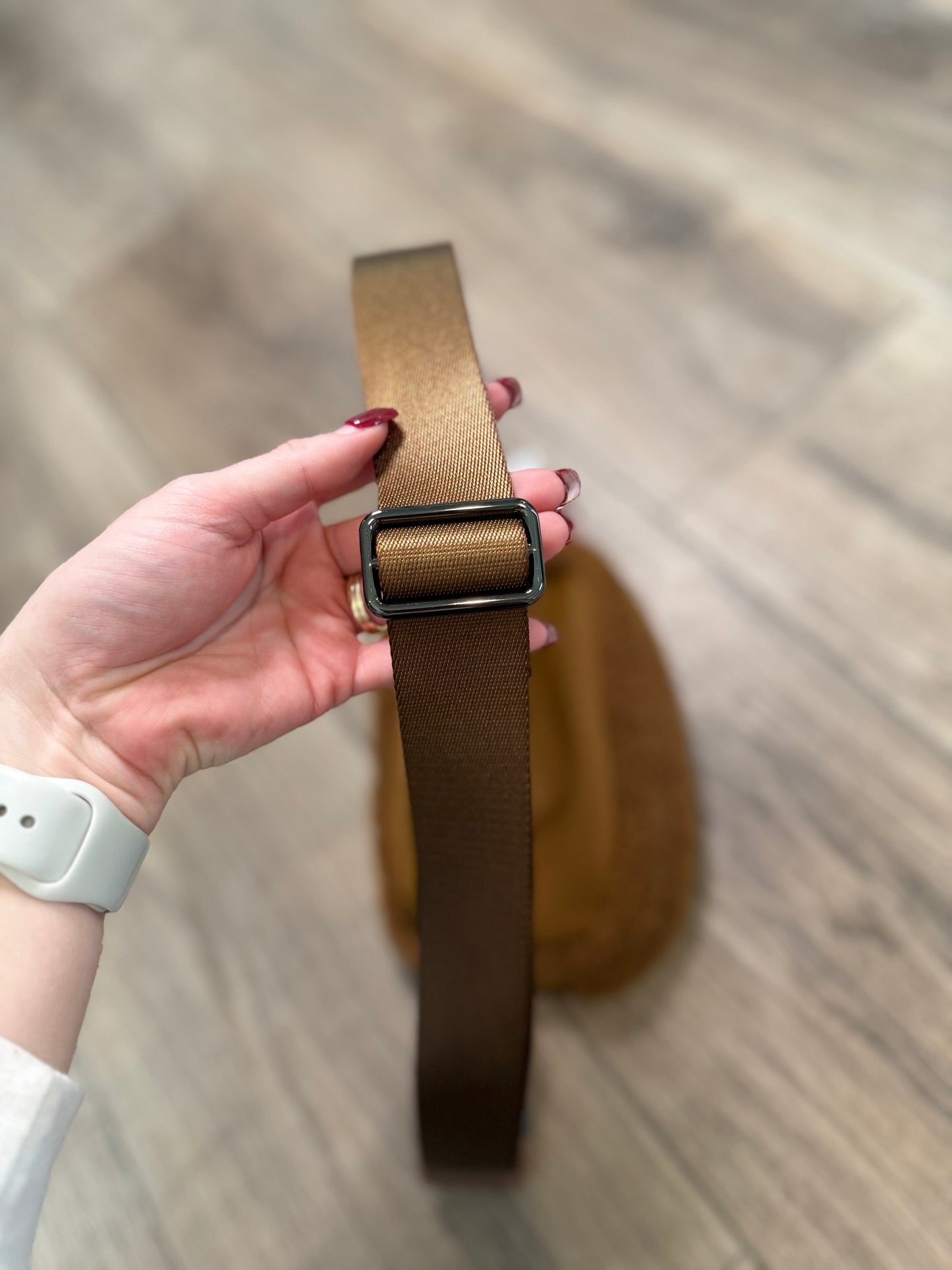 Fleece belt bag