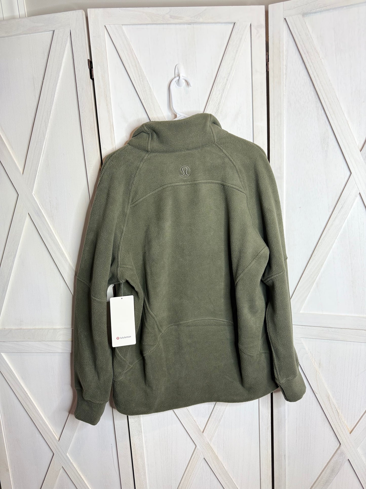 Scuba stretch fleece funnel zip up * SIZE M/L • XL/XXL