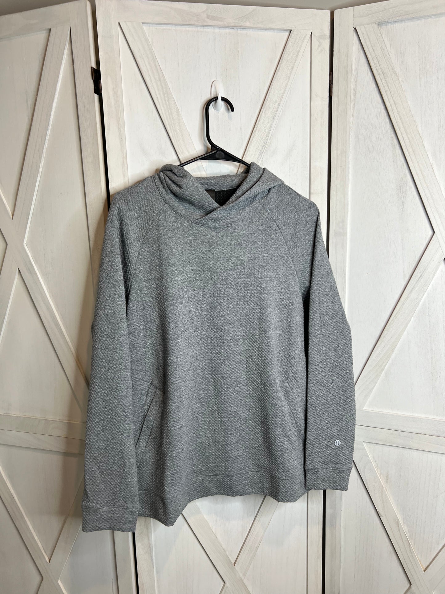 Textured Double Knit Cotton Hoodie *Size S