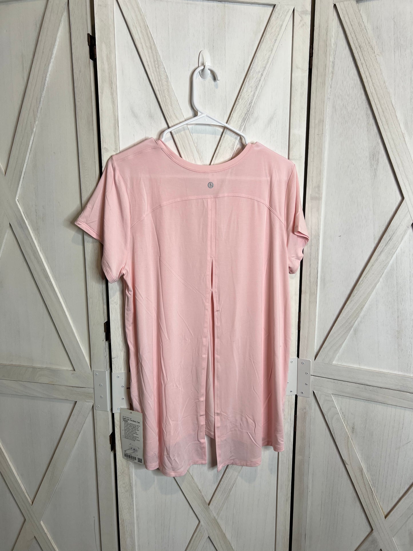 Open up tie back tee *SIZE 10