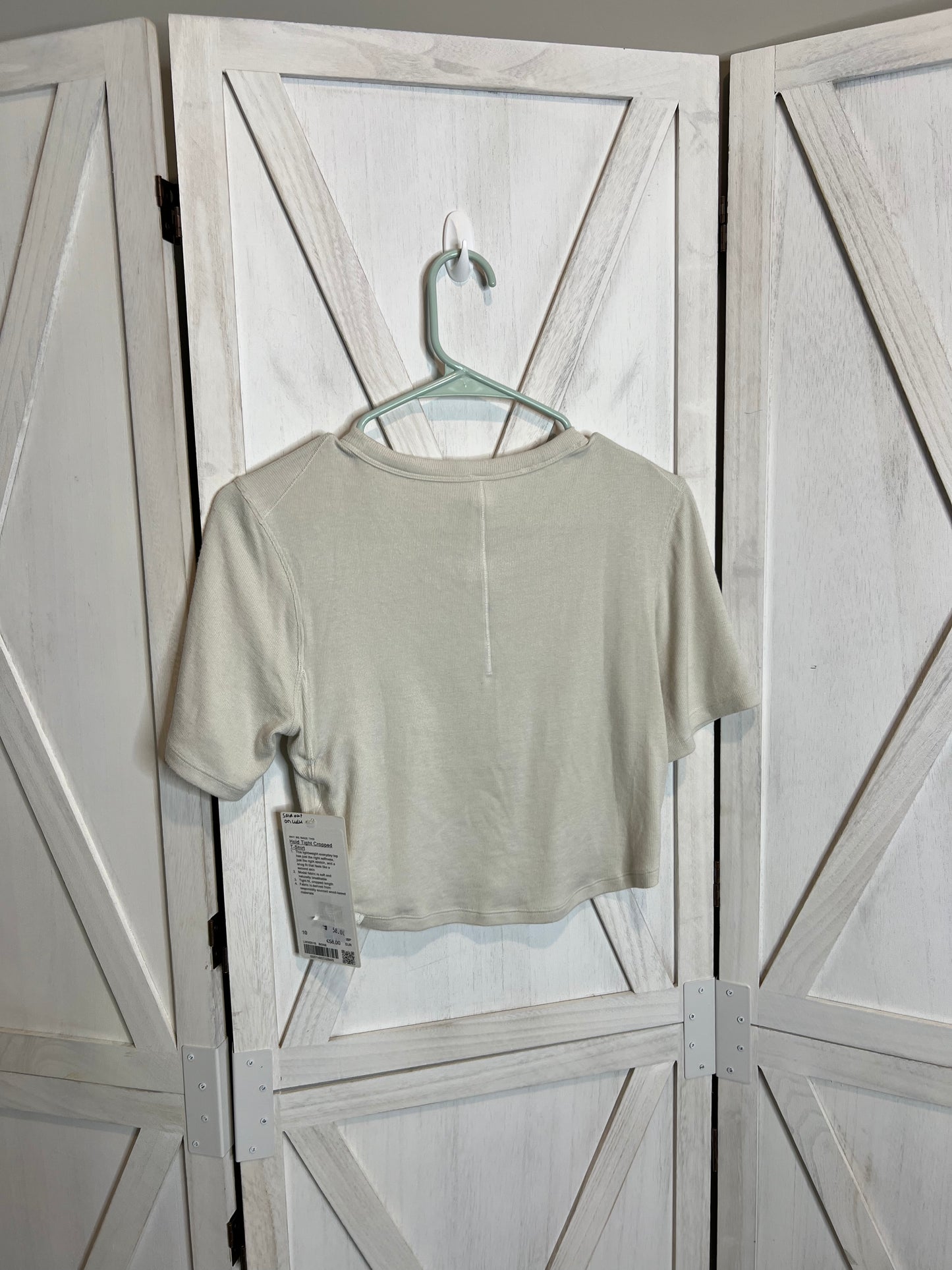 Hold tight cropped T-Shirt *SIZE 10