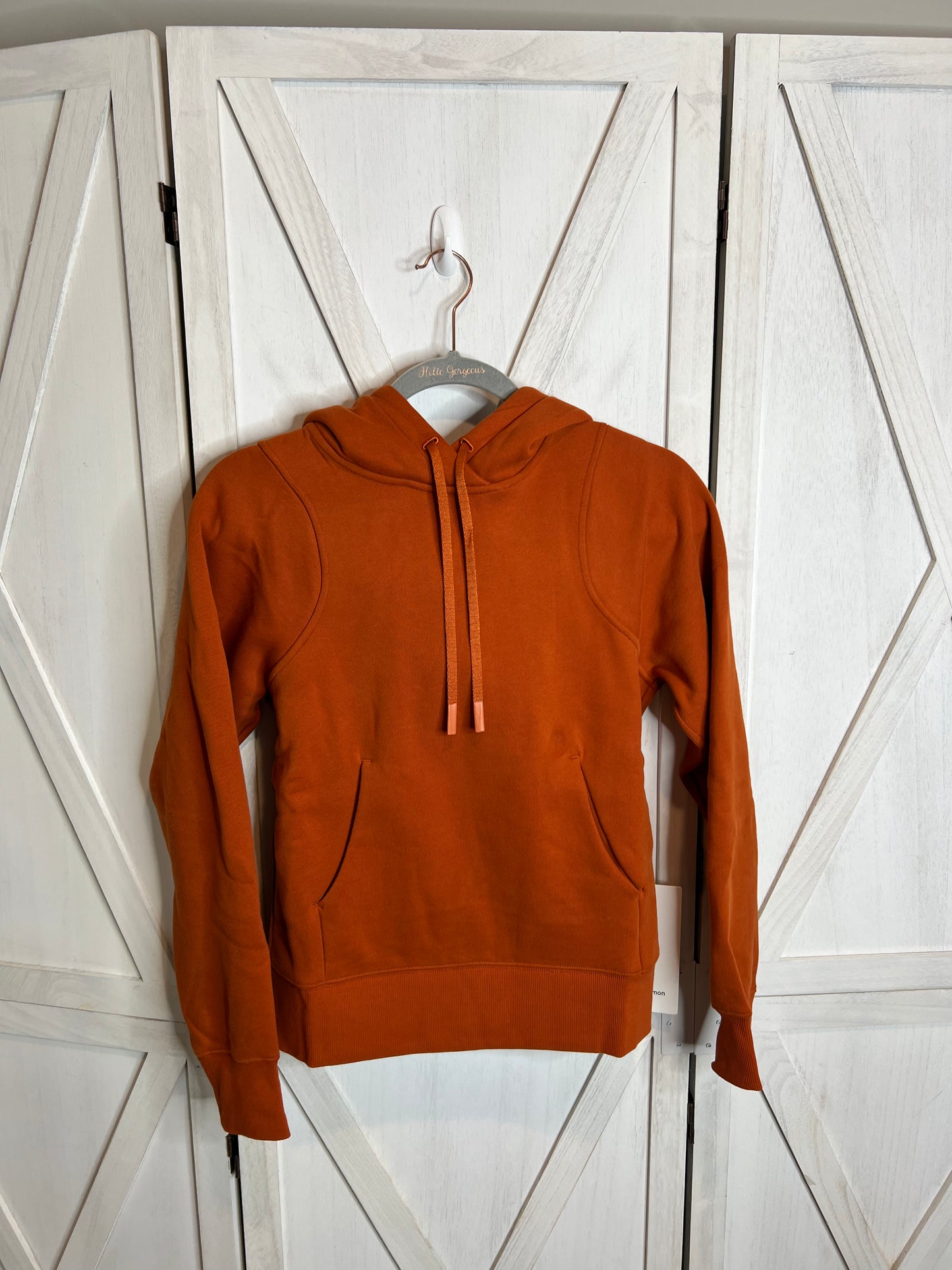 Relaxed fit fleece hoodie *SIZE 0