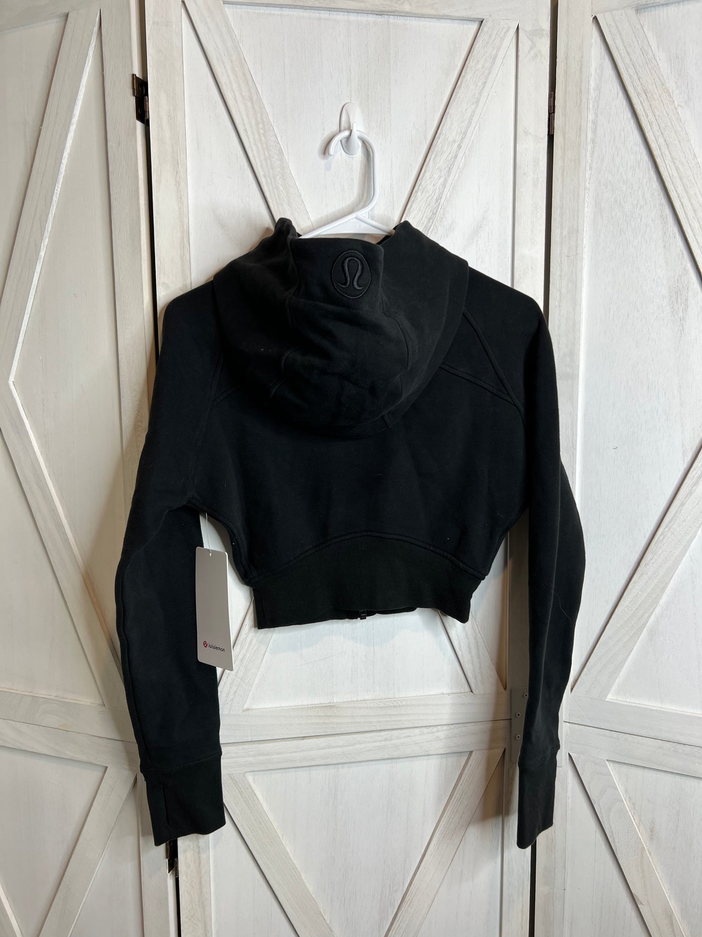 Scuba Full-Zip Cropped Hoodie*SIZE 8