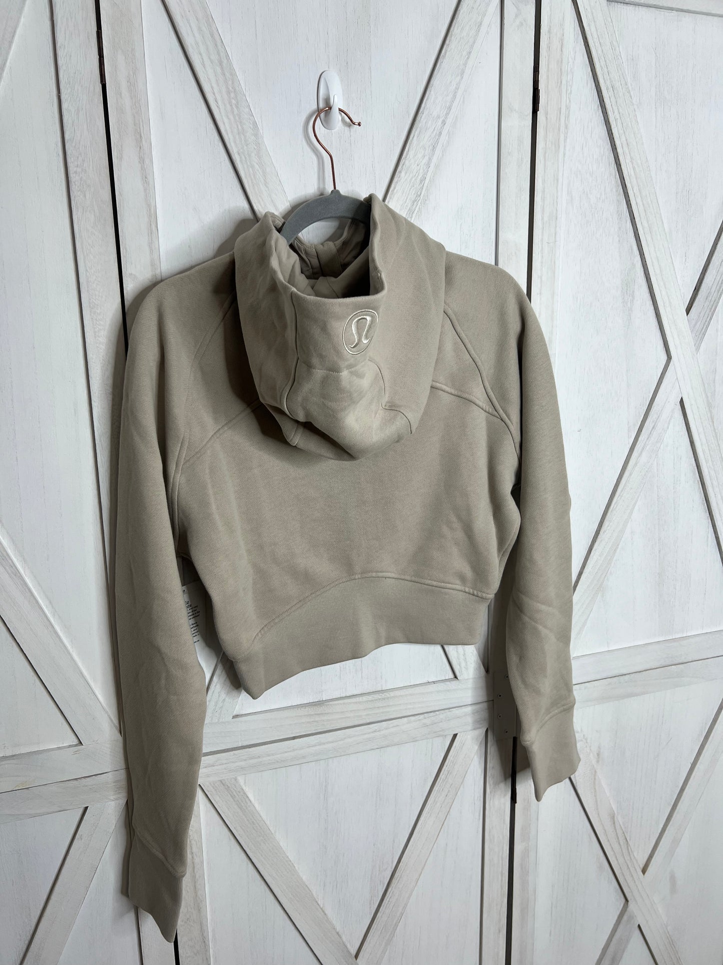 Scuba Full-Zip Cropped Hoodie* SIZE 4