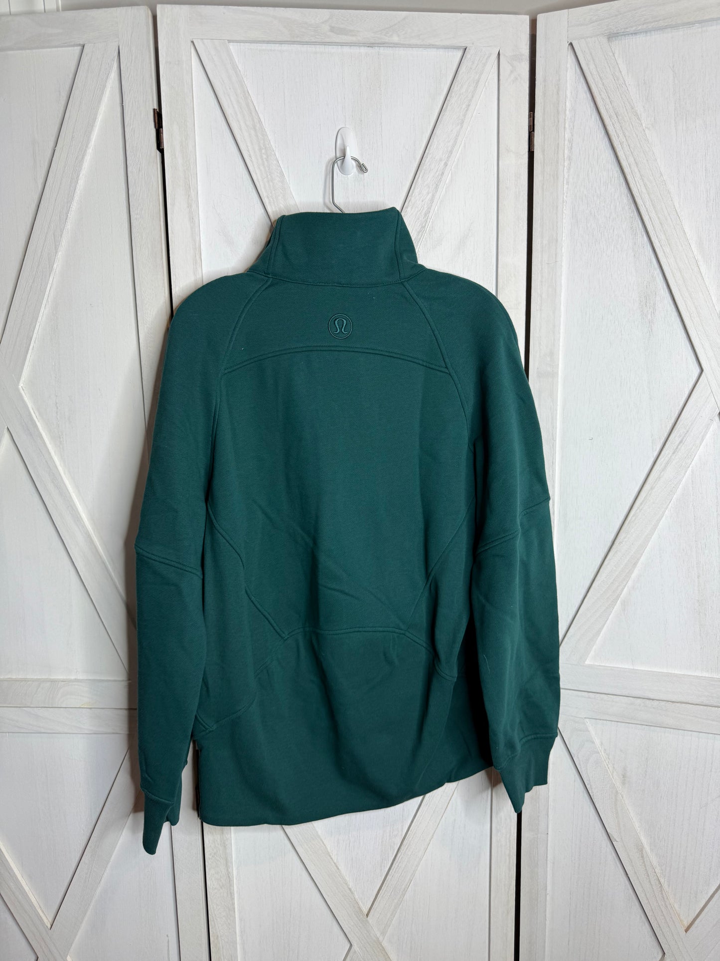 Scuba Oversized Funnel Neck Half Zip *Long * SIZE XS
