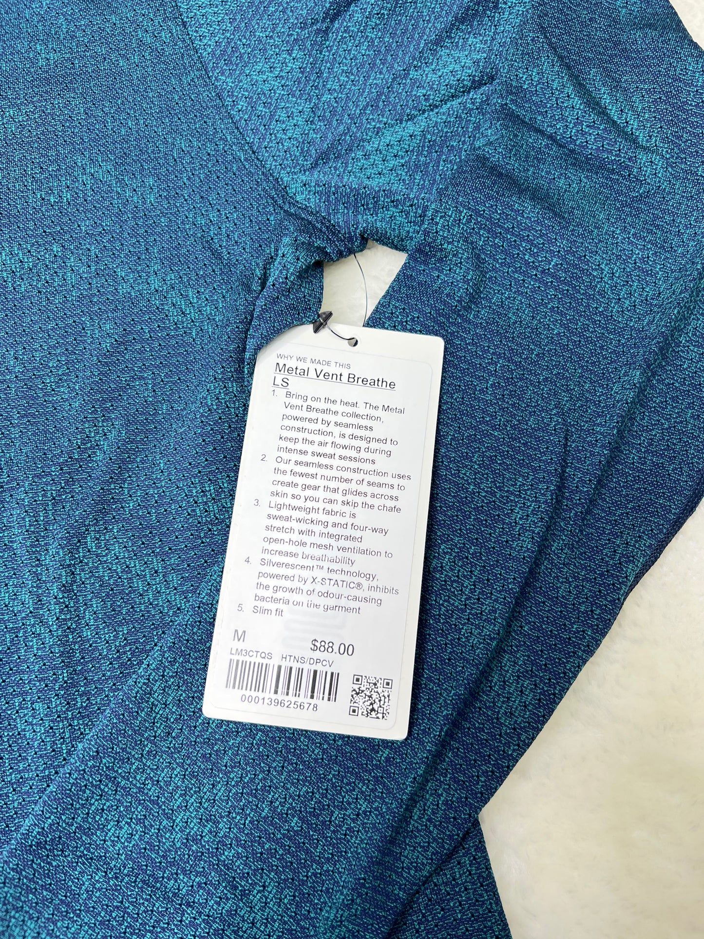 Lululemon metal vent breathe long sleeve *SIZE S•M