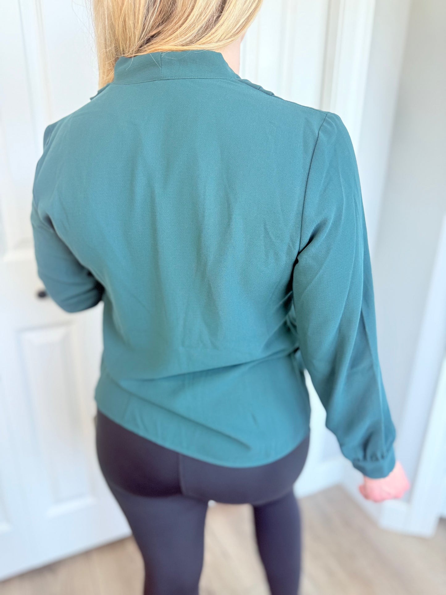 Halara Breathable Green Blouse* Size S