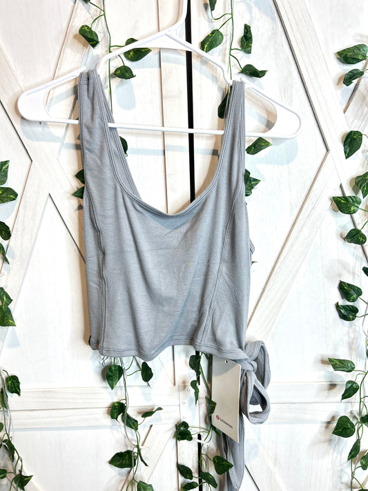 Side-Tie Cropped Tank Top *Size 8