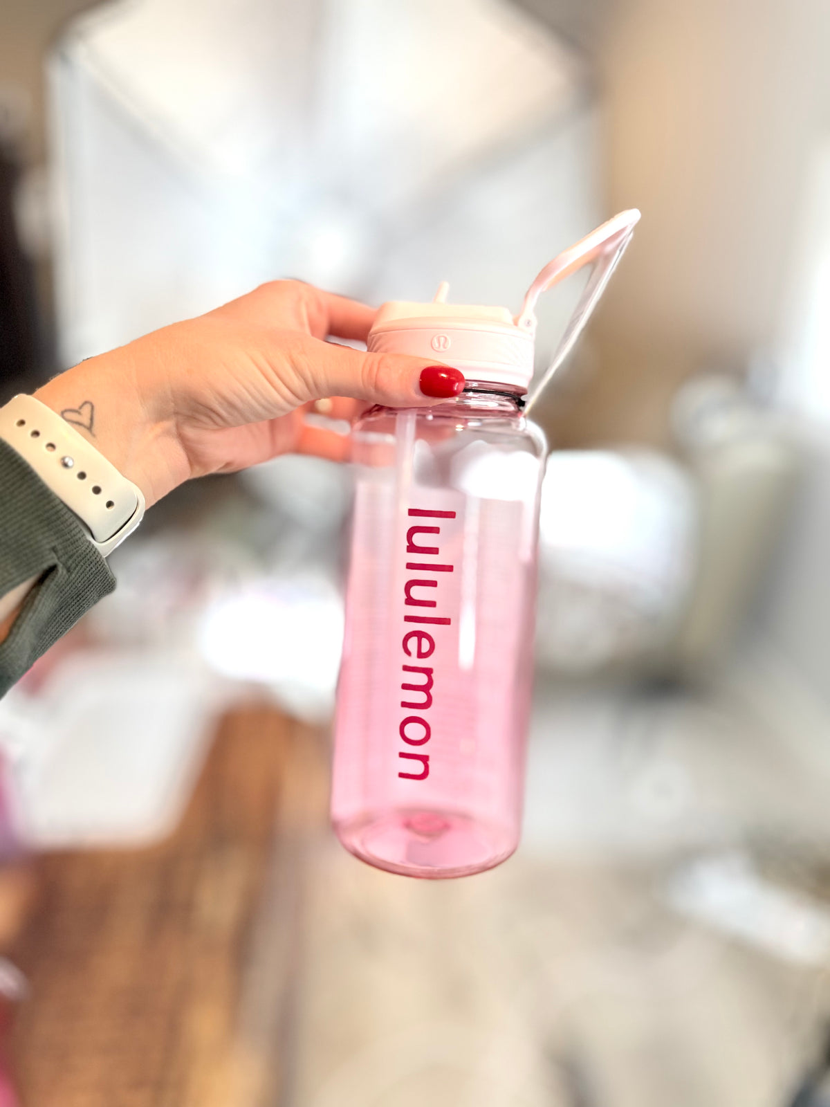 Back to Life Clear Bottle 32oz *Straw Lid