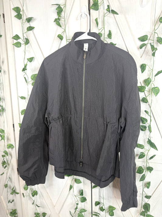 Crinkle Nylon Cinchable Jacket *Size M
