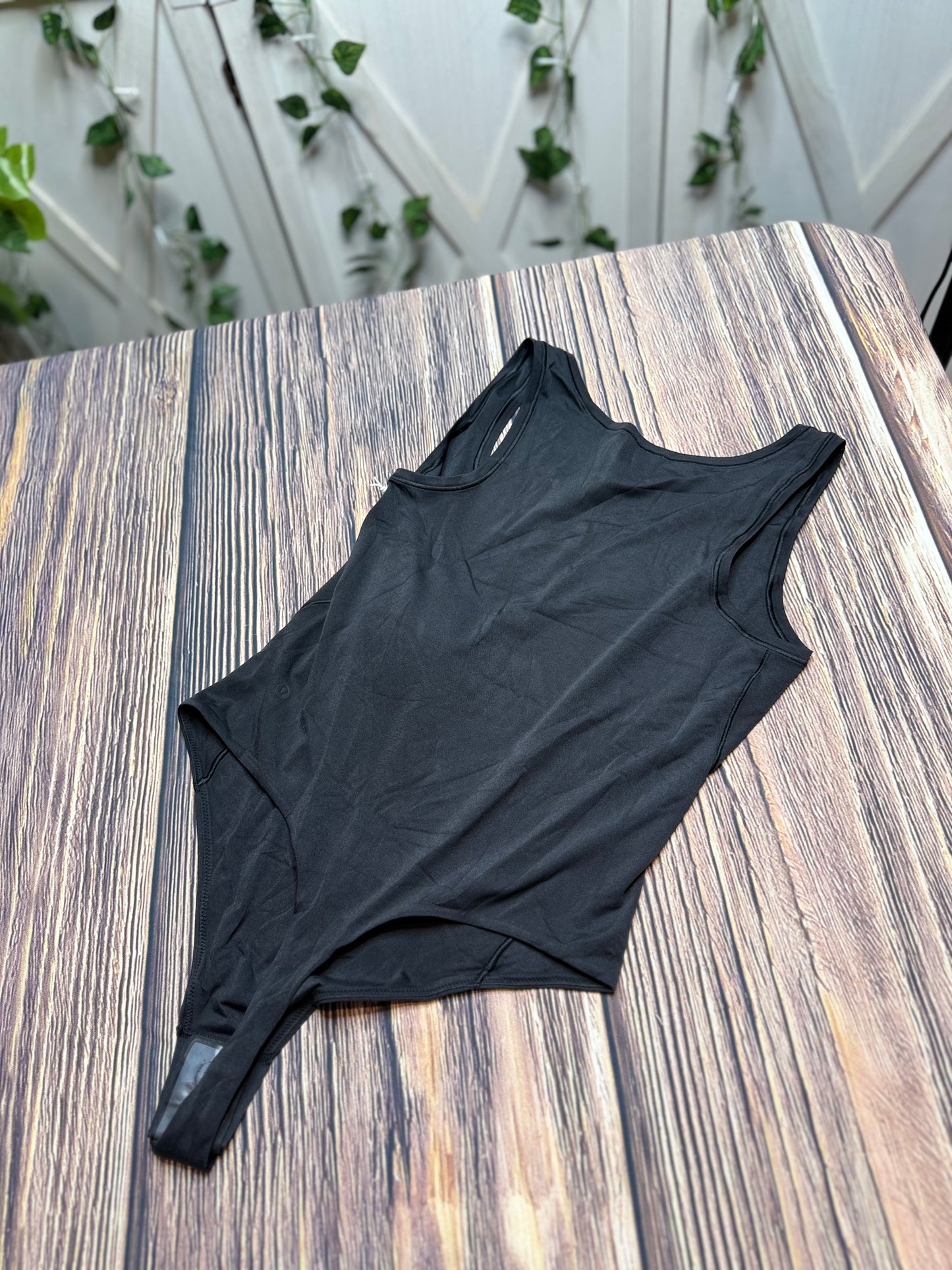 Nulu Square-Neck Sleeveless Bodysuit
