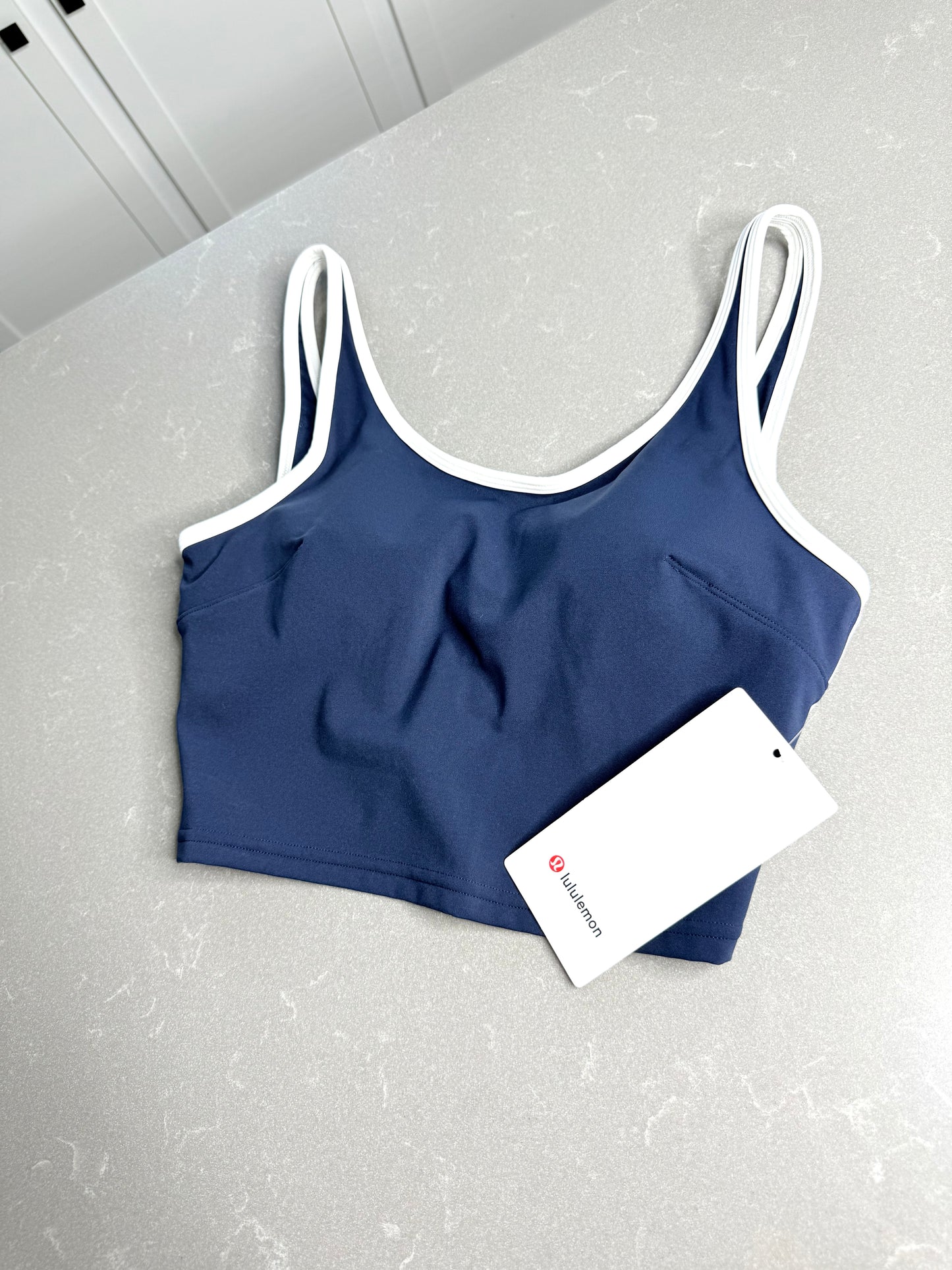 Scoop-Neck Cutout Tennis Tank *Size S