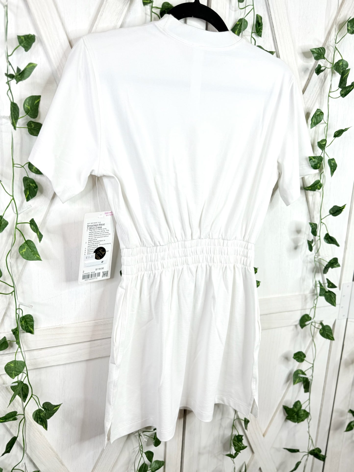 Smocked-Waist T-Shirt Dress* Size 2•4•6•8•10•12