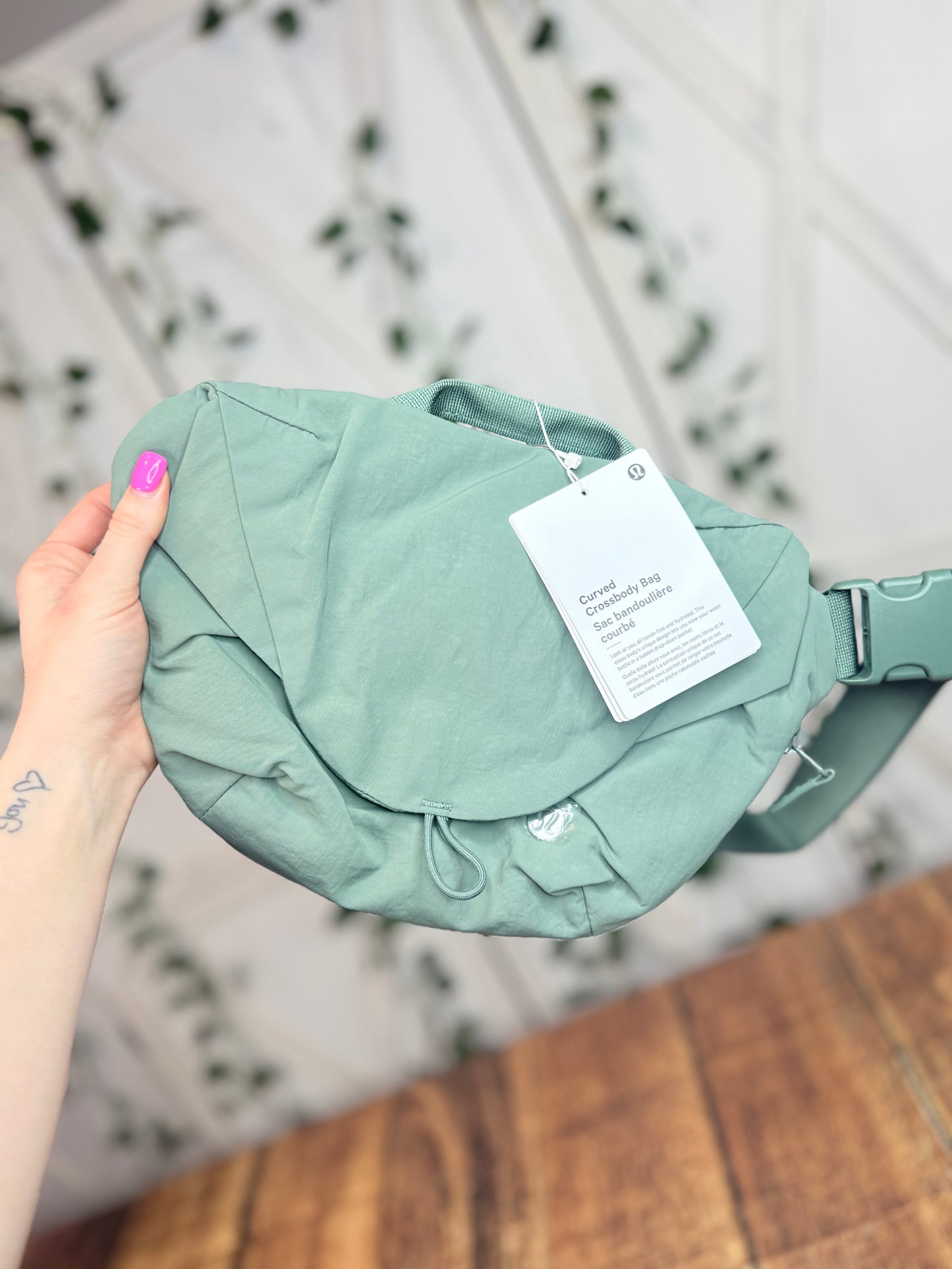 Curved Crossbody Bag