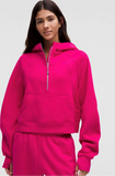 Scuba oversized half- zip hoodie *SIZE M/L