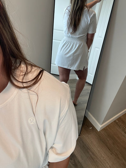 Smocked-Waist T-Shirt Dress* Size 6