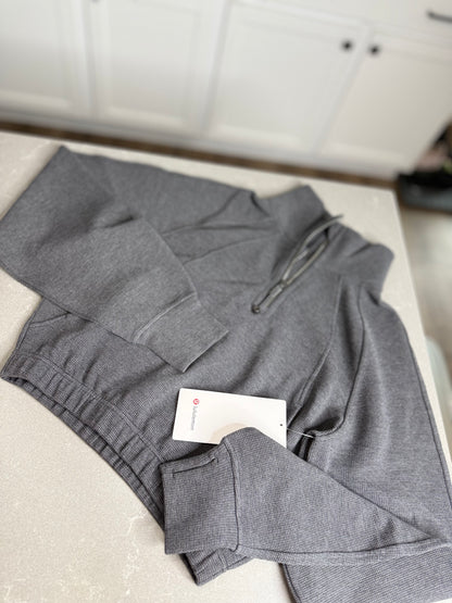 Scuba Cropped 1/2 Zip Funnel Neck* Waffle* Size XS