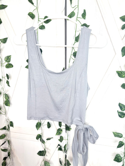 Side-Tie Cropped Tank Top *Size 8
