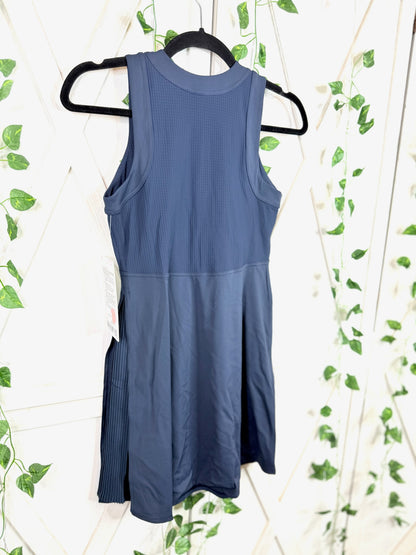 Grid-Texture Sleeveless Tennis Dress *Size 2