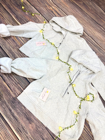 Scuba Oversized Half-Zip Hoodie