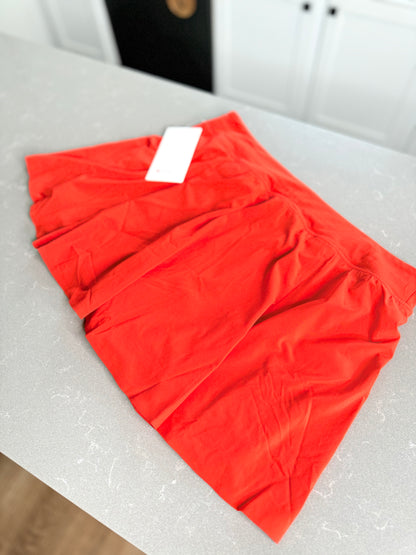 A-Line Side-Pleat Tennis Skirt *Size XL