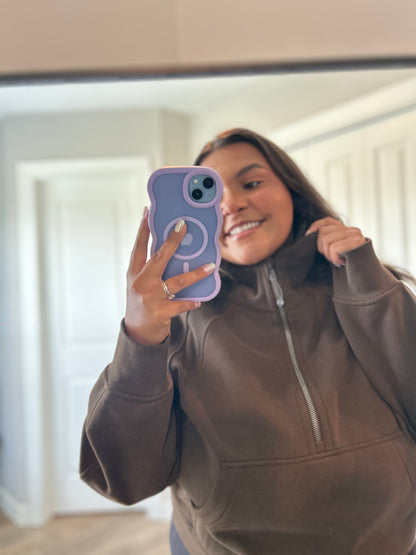 Scuba Oversized Half-Zip Hoodie *Size XL/XXL