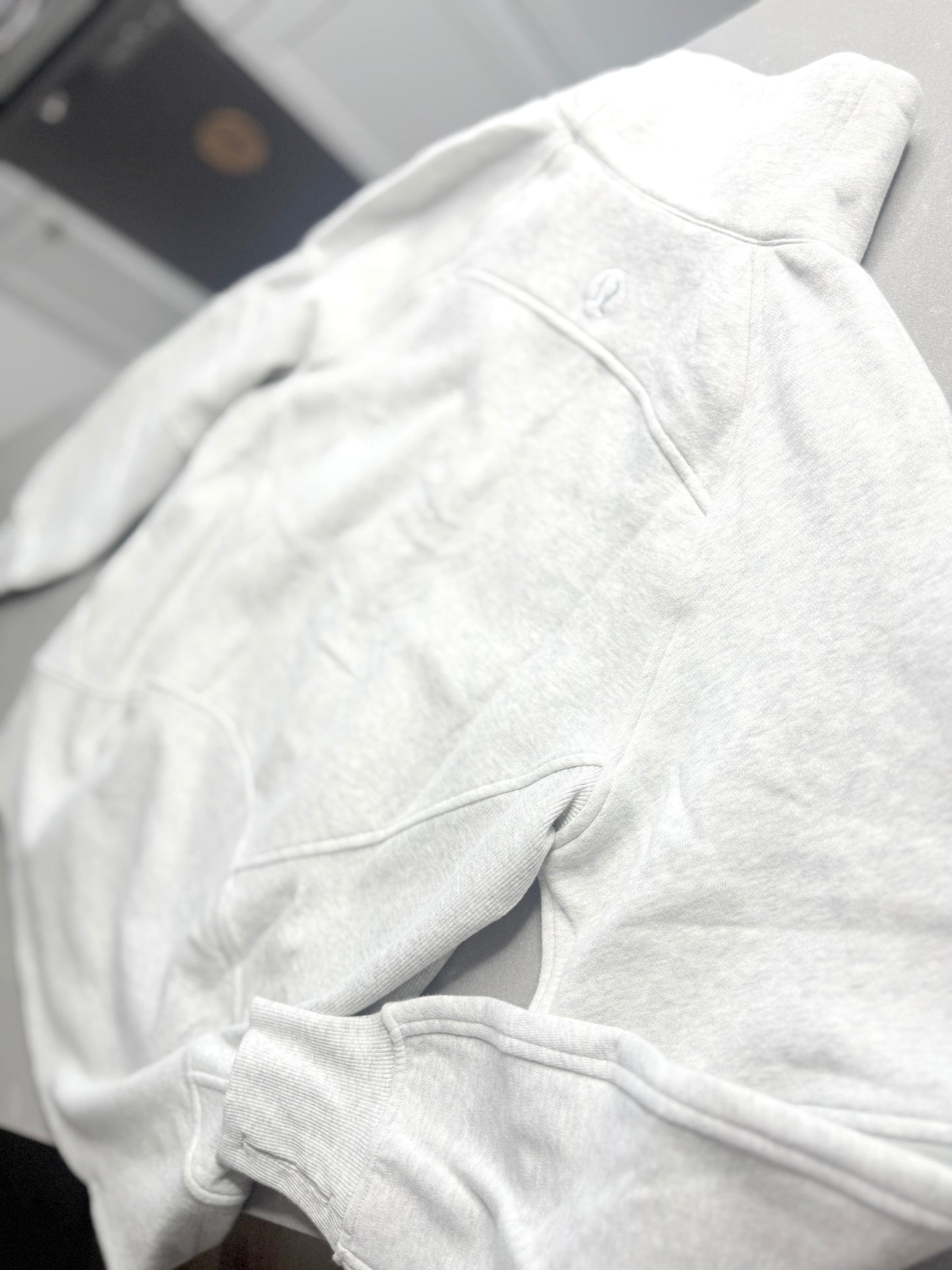 Scuba Oversized Funnel Neck Half Zip * Size XS/S