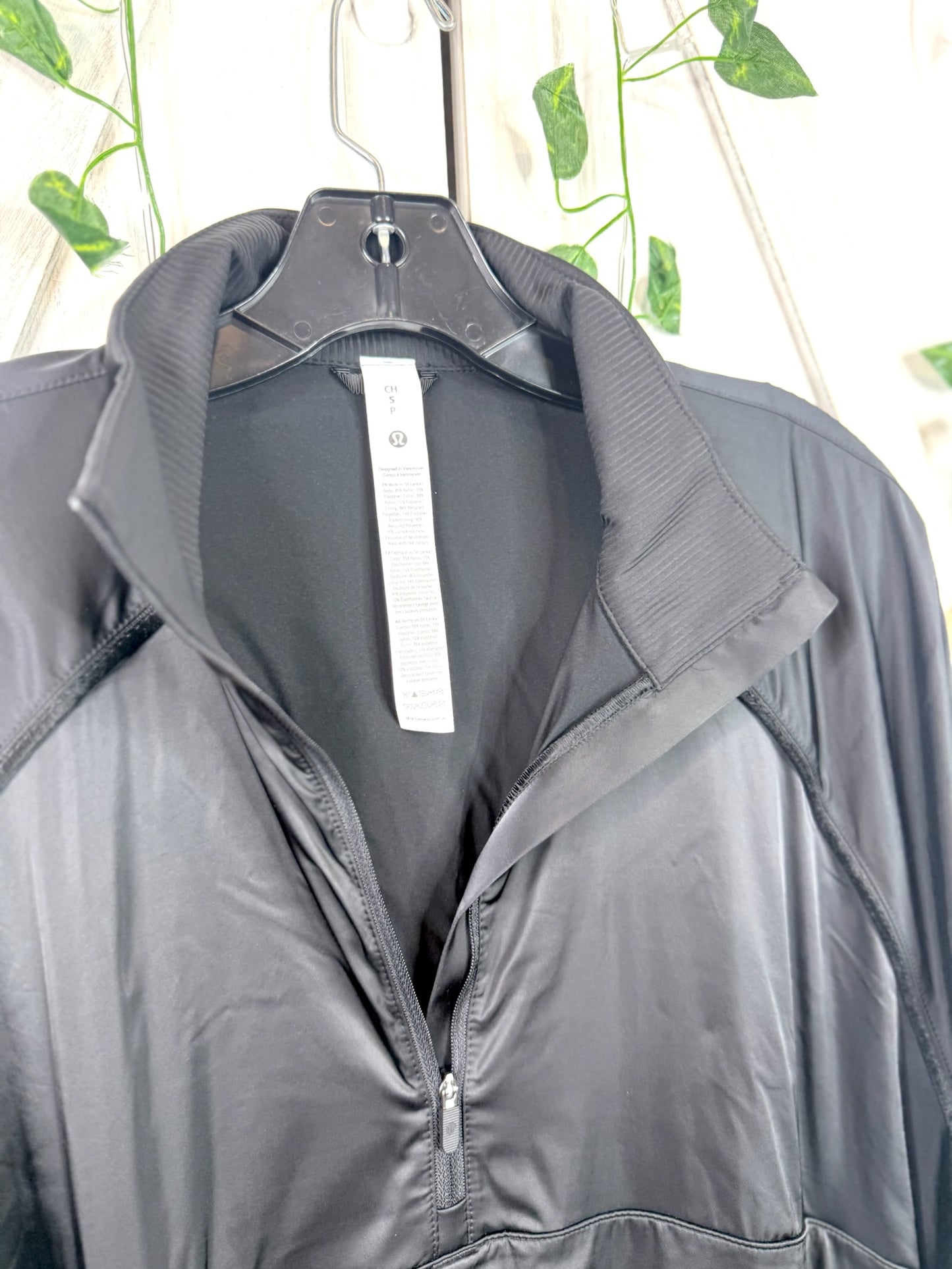 Stretch-Satin Flocked Training Jacket *Size S