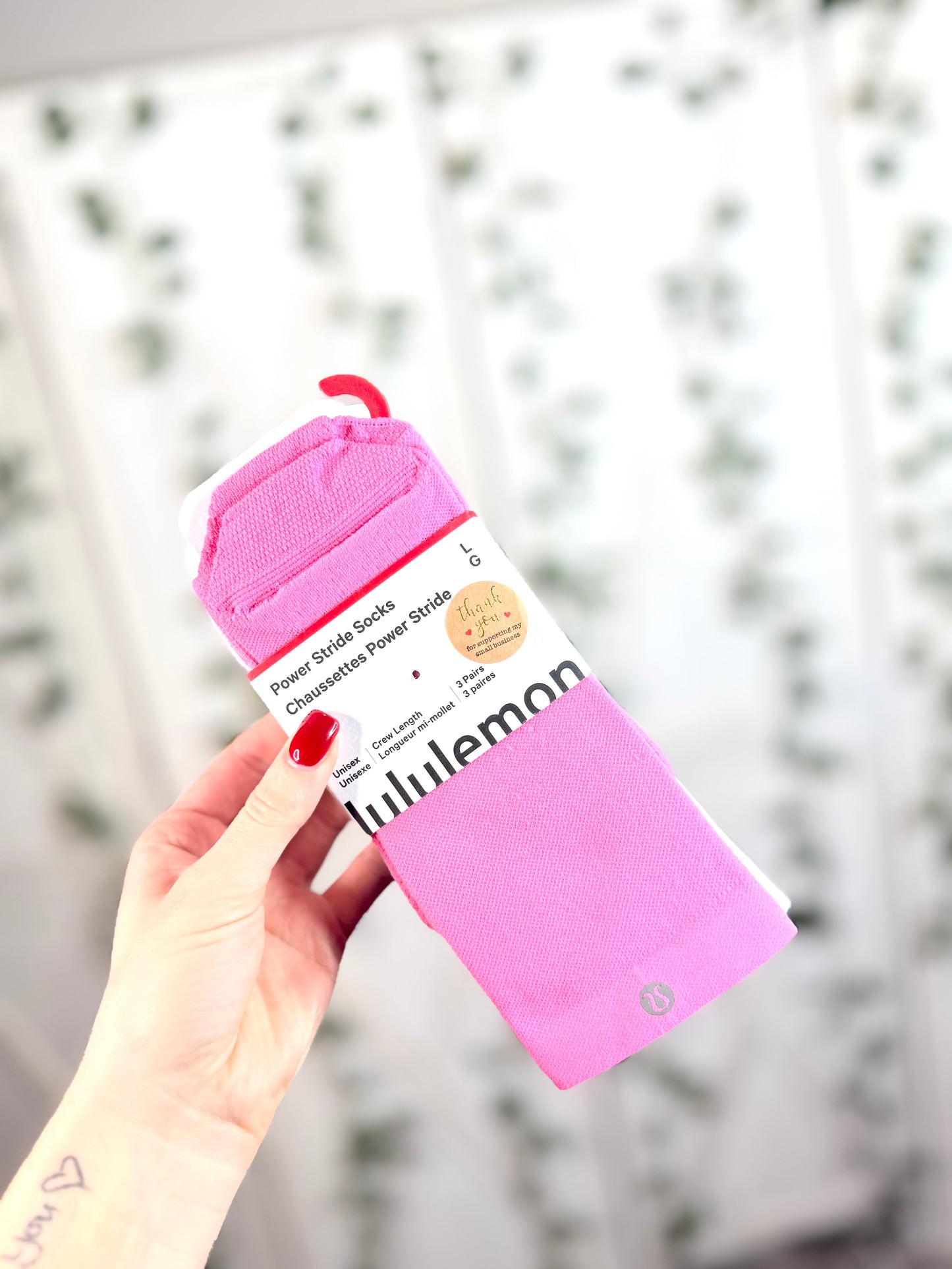 Unisex Power Stride Crew Socks