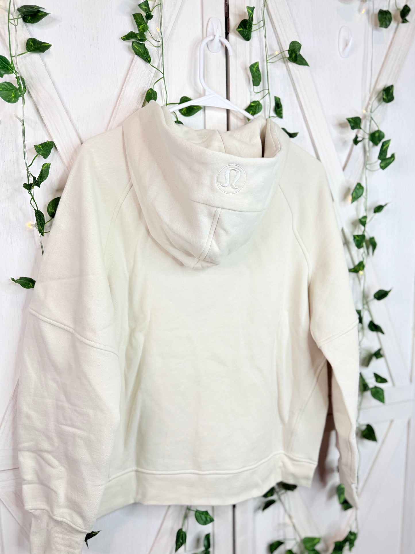 Scuba oversized side slit hoodie *Size Xs/s