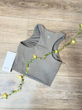 Wunder train racerback tank