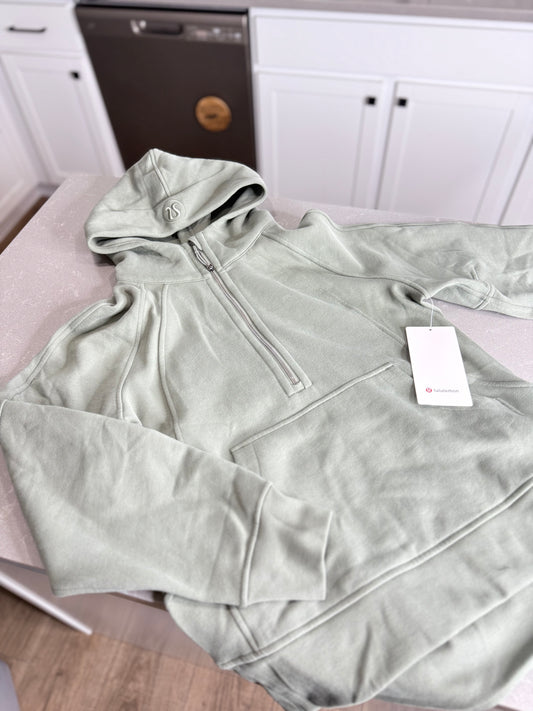 Scuba Oversized Half-Zip Long Hoodie *Size XS/S