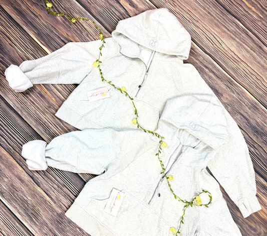 Scuba Oversized Half-Zip Hoodie