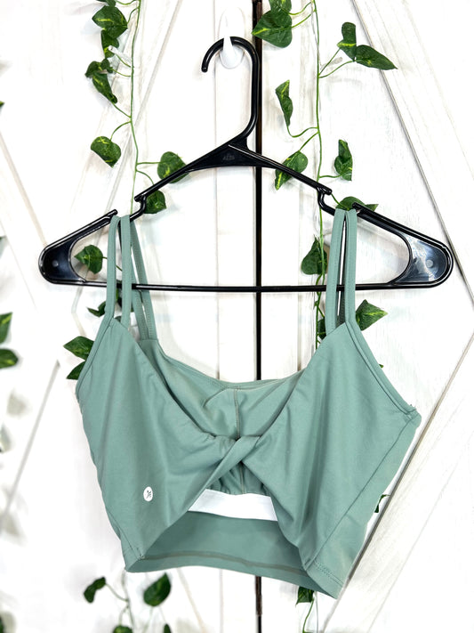 Halara* Double Straps Cropped Yoga Tank Top* Size M