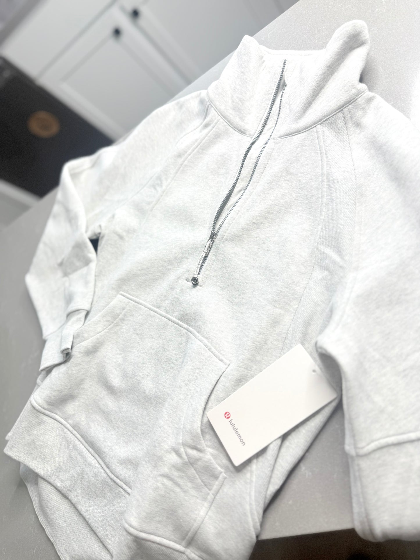 Scuba Oversized Funnel Neck Half Zip * Size XS/S