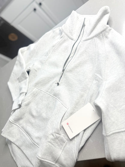 Scuba Oversized Funnel Neck Half Zip * Size XS/S