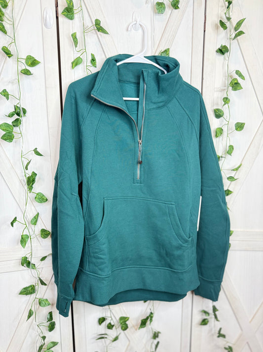 Scuba oversized funnel neck half zip *Size M/L