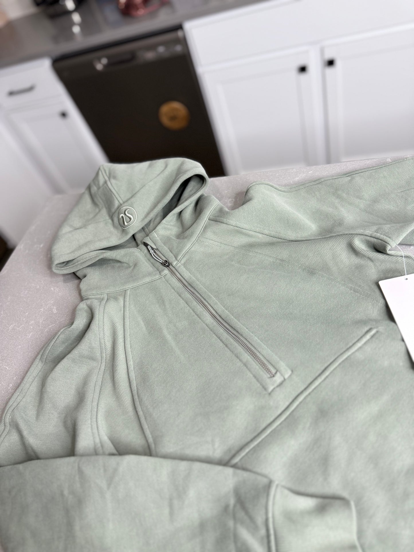 Scuba Oversized Half-Zip Long Hoodie *Size XS/S
