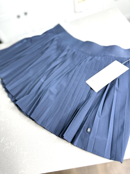 Knife-Pleat High-Rise Tennis Skirt * Size XL