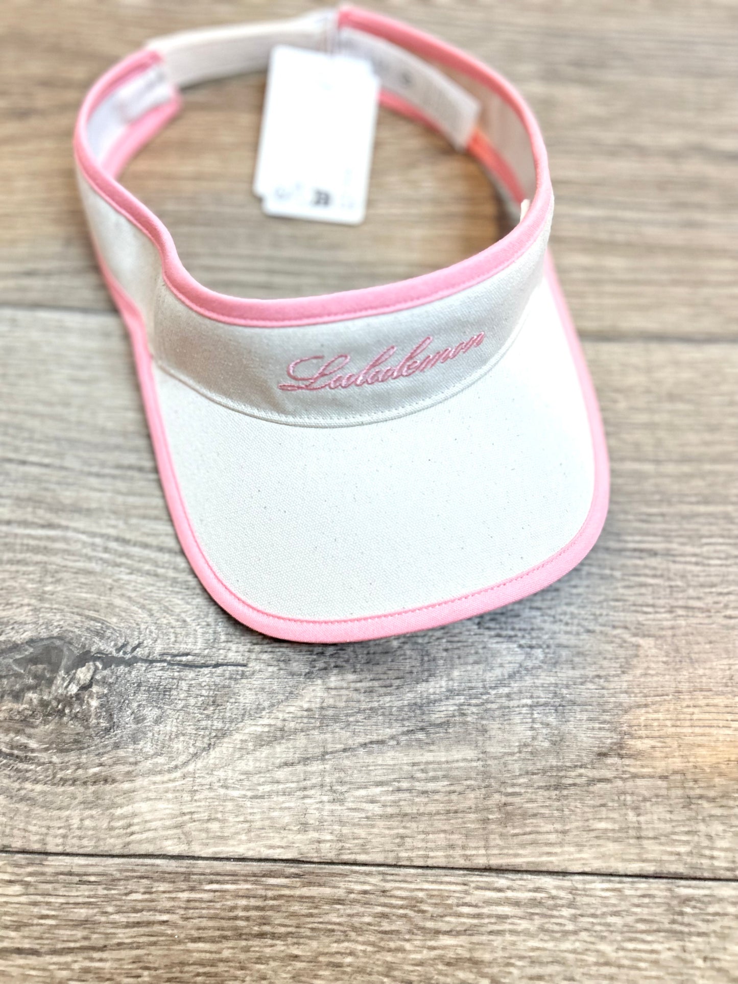 Removable Sweatband Cotton Canvas Visor *S/M