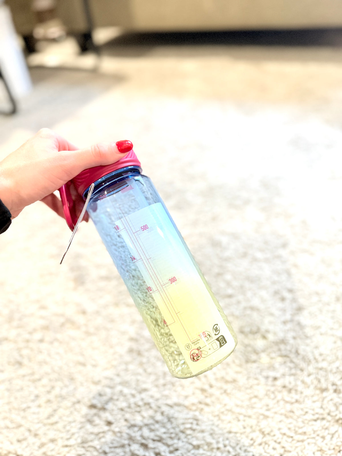 Back to Life Clear Bottle 24oz *Straw Lid