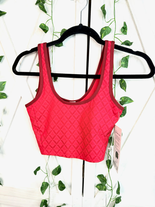 Textured Mesh Tennis Tank * Size XXS