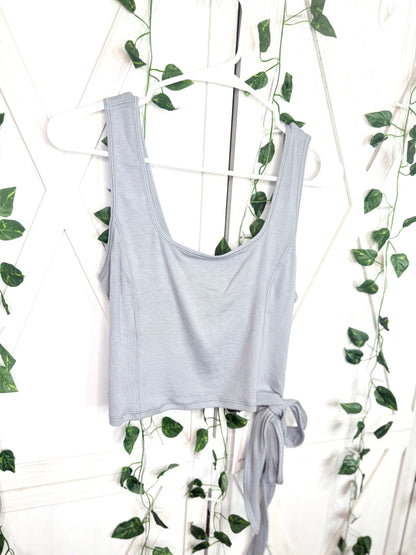 Side-Tie Cropped Tank Top *Size 8