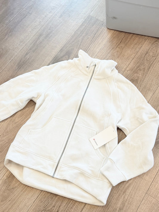 Scuba Stretch Fleece Funnel Zip Up *Size M/L