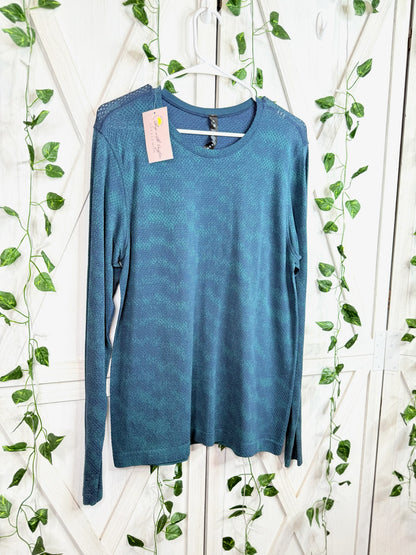 Lululemon Metal Vent Tech Long Sleeve - Night Sea Green