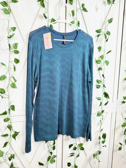 Lululemon Metal Vent Tech Long Sleeve - Night Sea Green